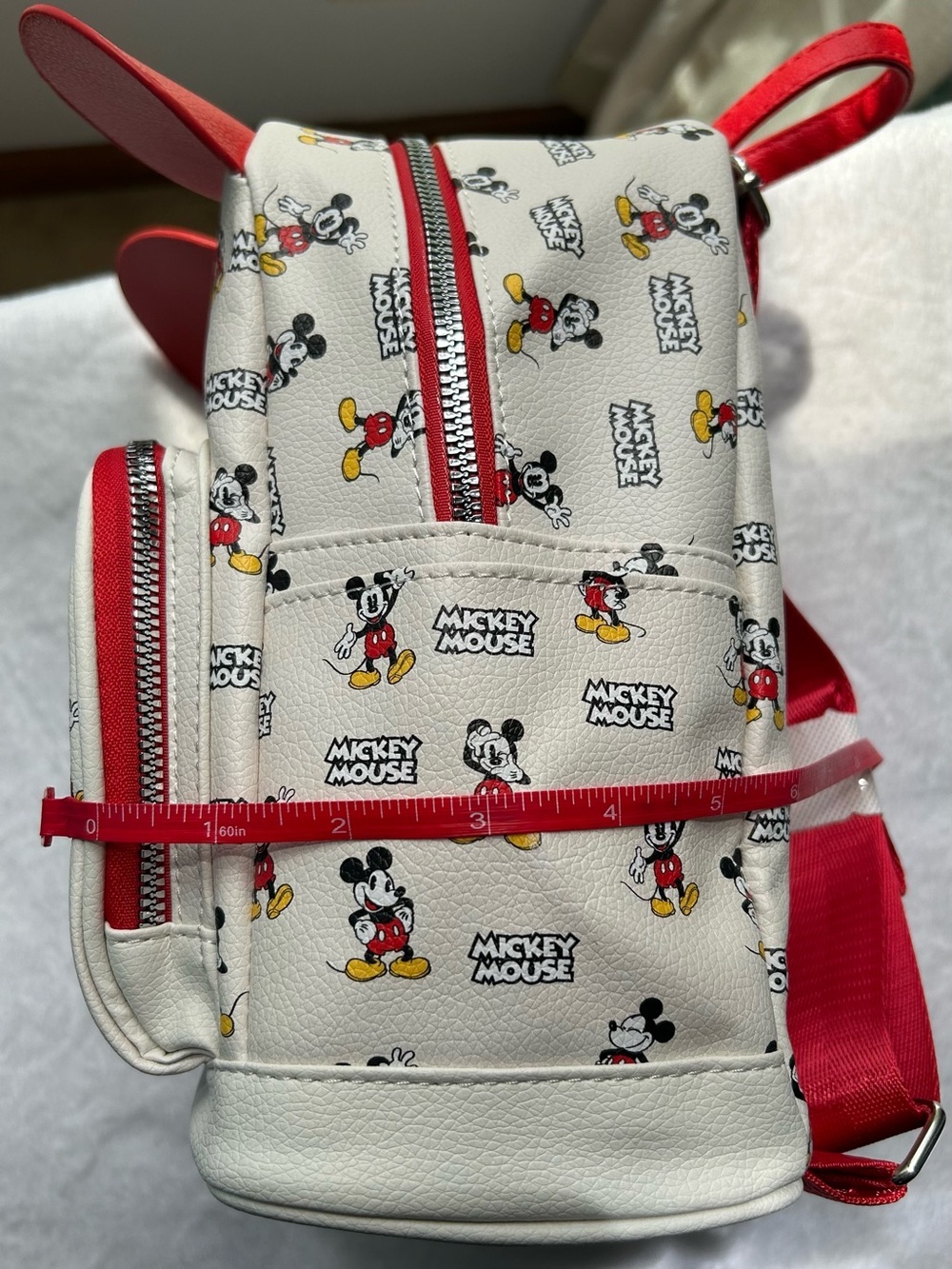 Disney Mickey Mouse Kidscore AOP Mini Backpack Buttery Leather Graphic New! - Picture 8 of 9